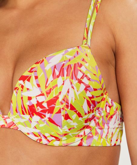 Usztywniona góra od bikini push-up Marrakesh, Zielony