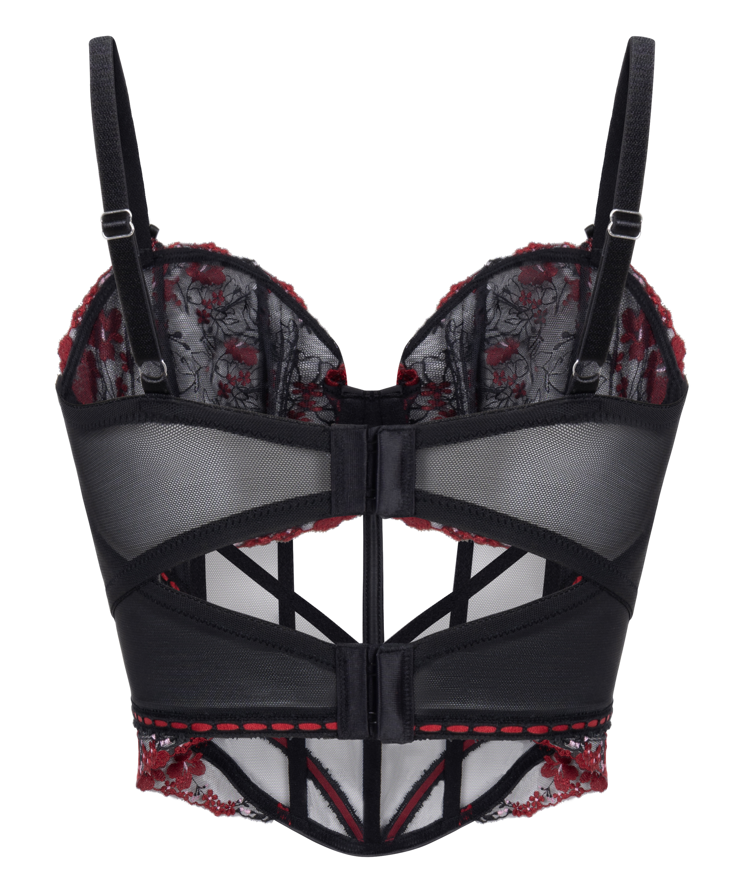 Gorset Peonie, Czarny, main