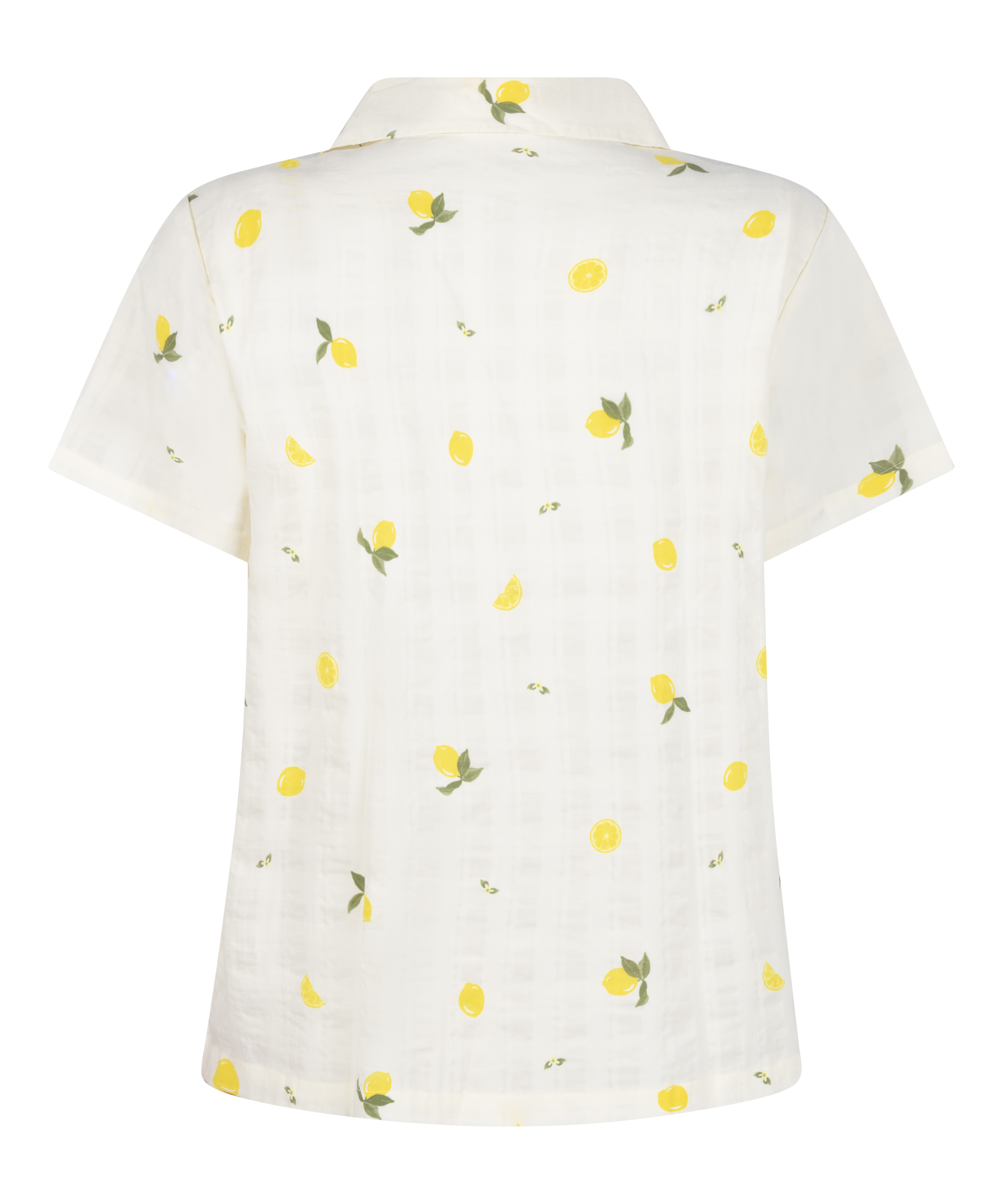 Kurtka Piżamowa Cytrynowa, Biały, main