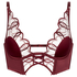 Biustonosz usztywniany z fiszbinami Longline Olivia, Czerwony