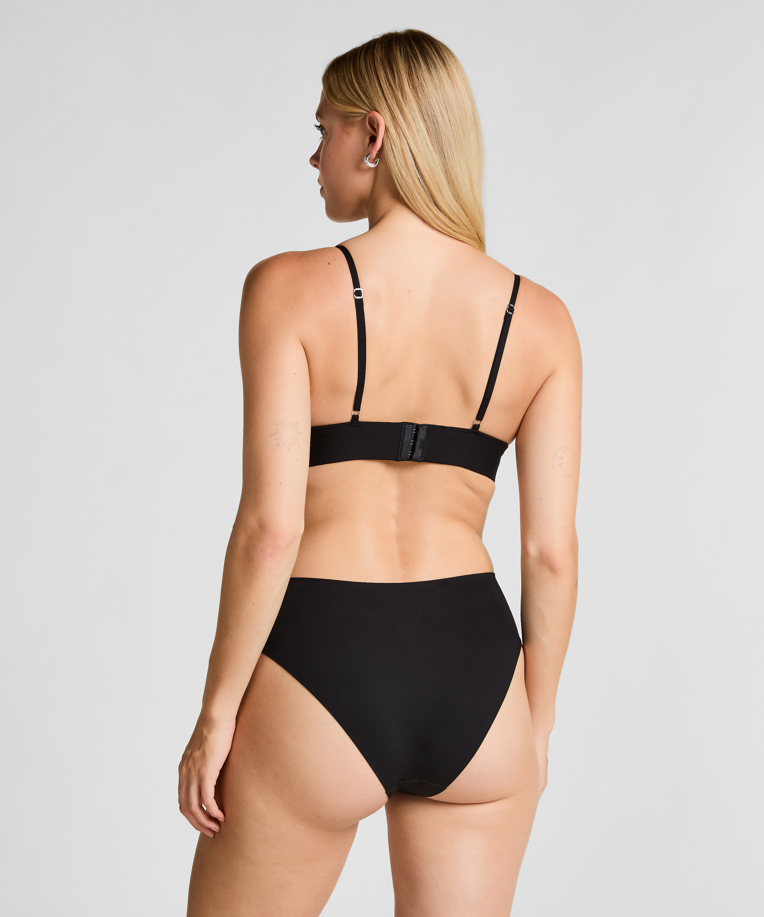 Tr&oacute;jkąt Bralette Smooth, Czarny, main