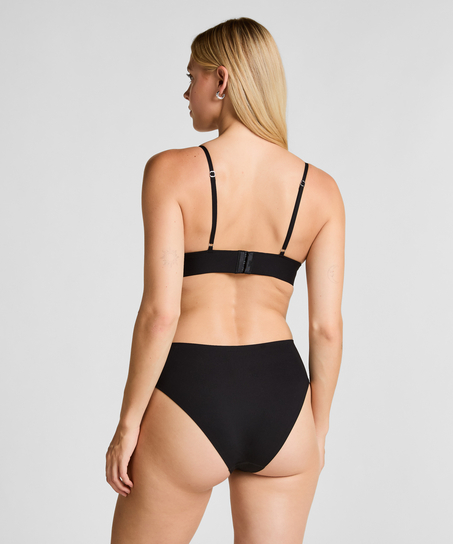 Tr&oacute;jkąt Bralette Smooth, Czarny