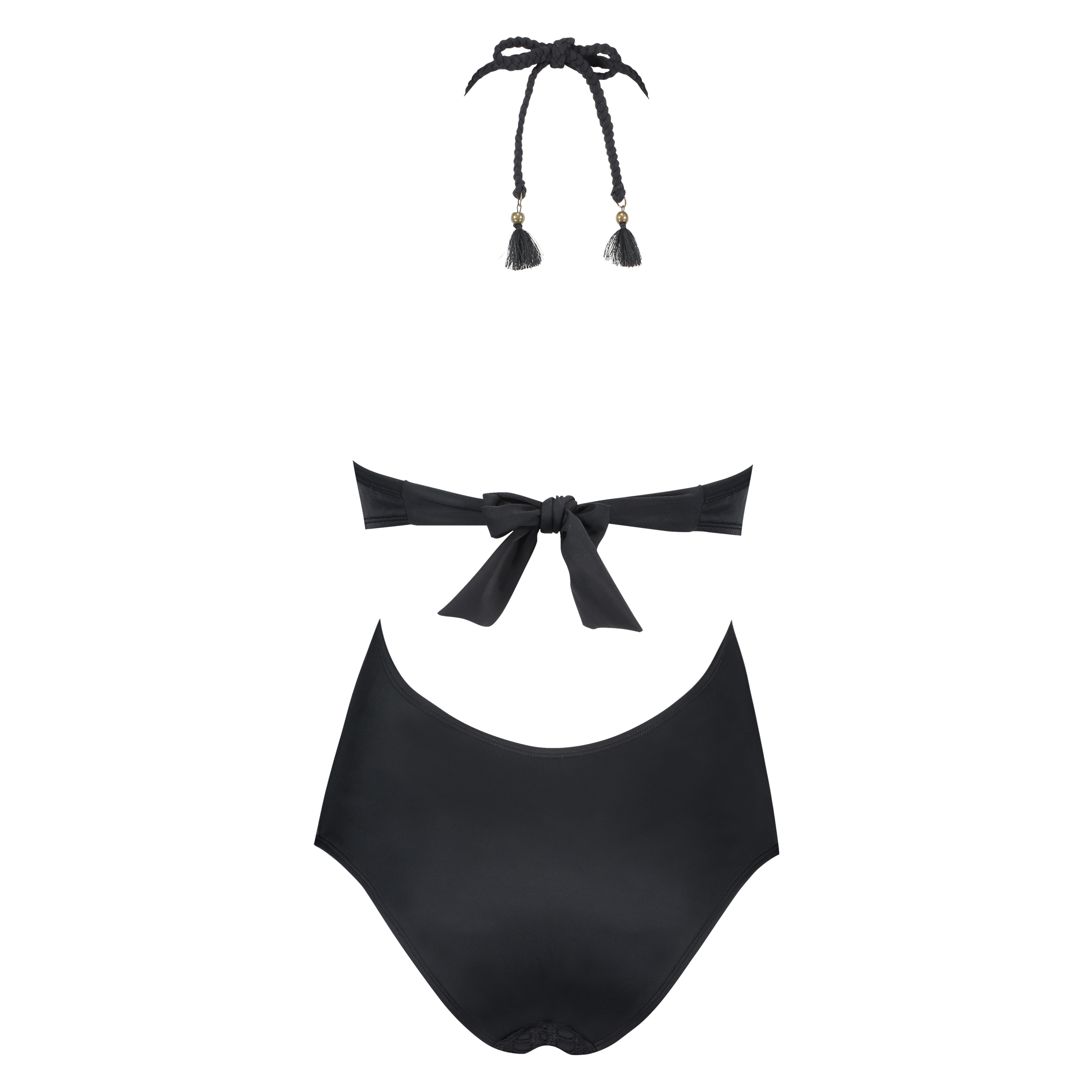 Borneo Mesh Swimsuit, Czarny, main