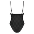 Scallop Swimsuit, Czarny