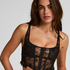 Biustonosz bralette Julia, Czarny