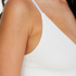 Seamless bralette, Biały