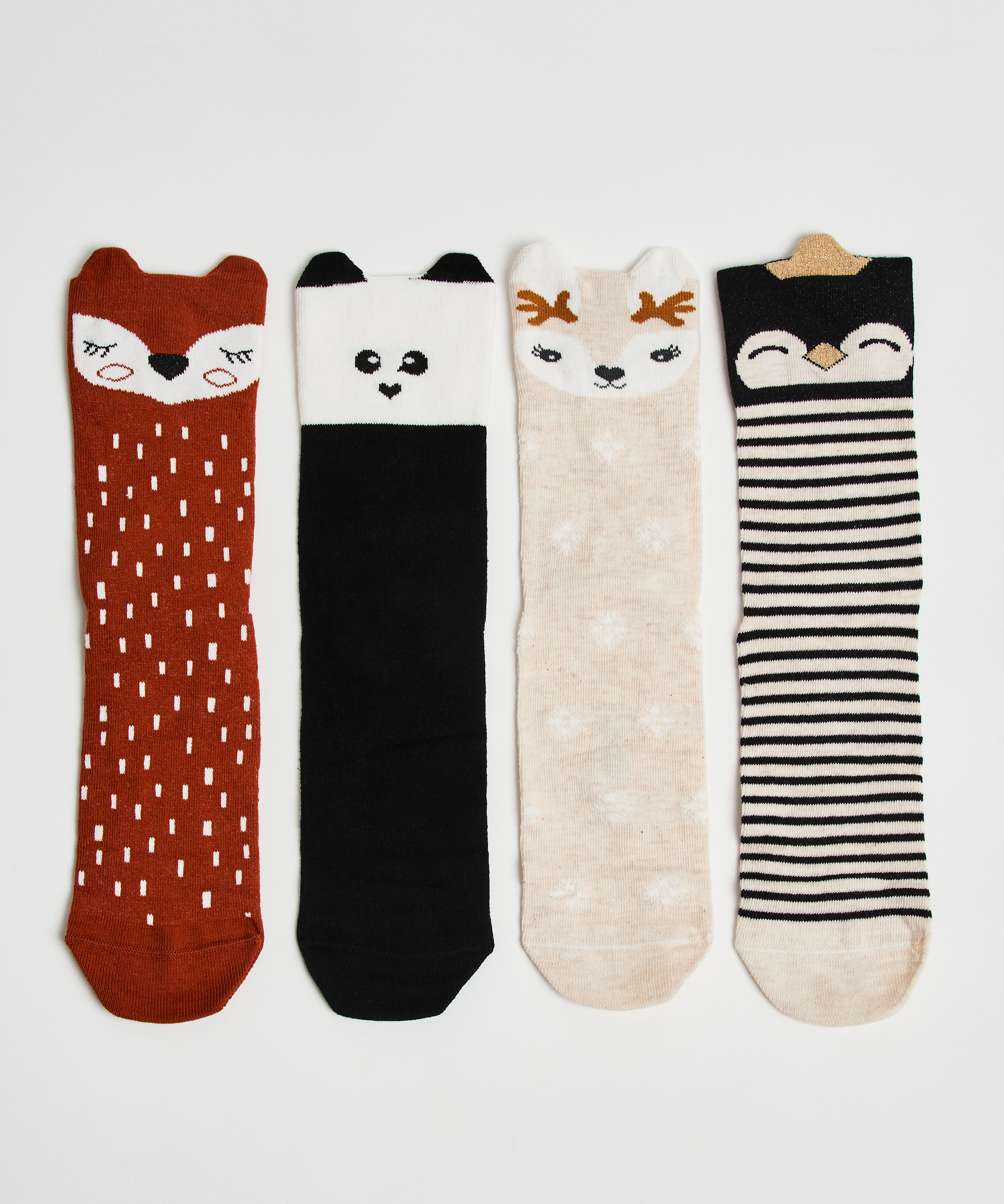 Christmas socks 4-pack gift box, Czerwony, main