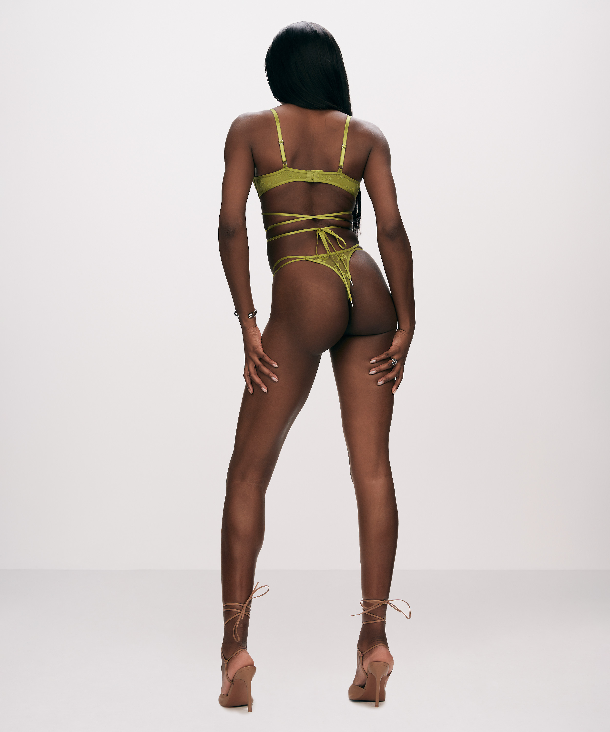 Biustonosz bralette Minnie, Zielony, main