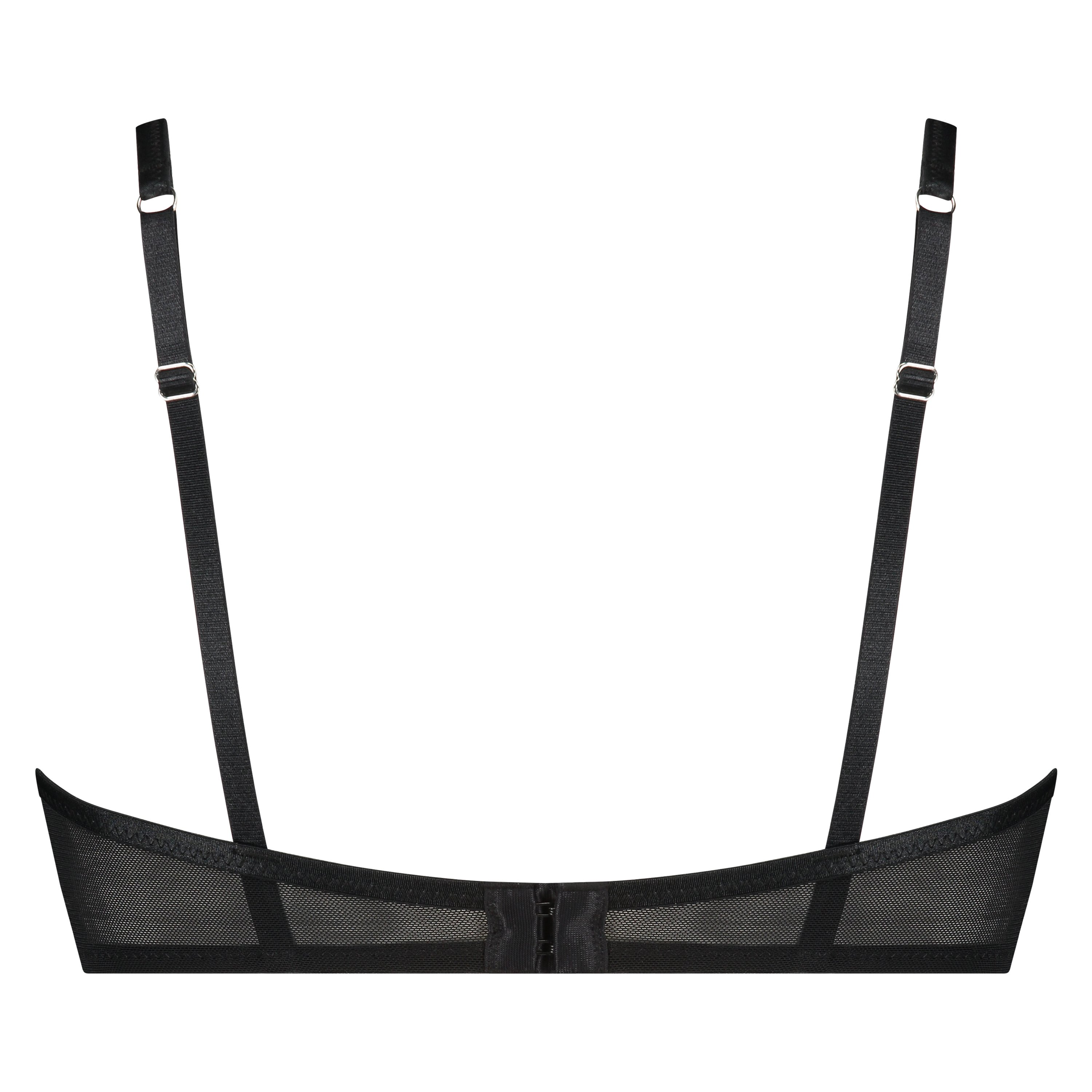 Nieusztywniany biustonosz z fiszbinami Sosha, Czarny, main