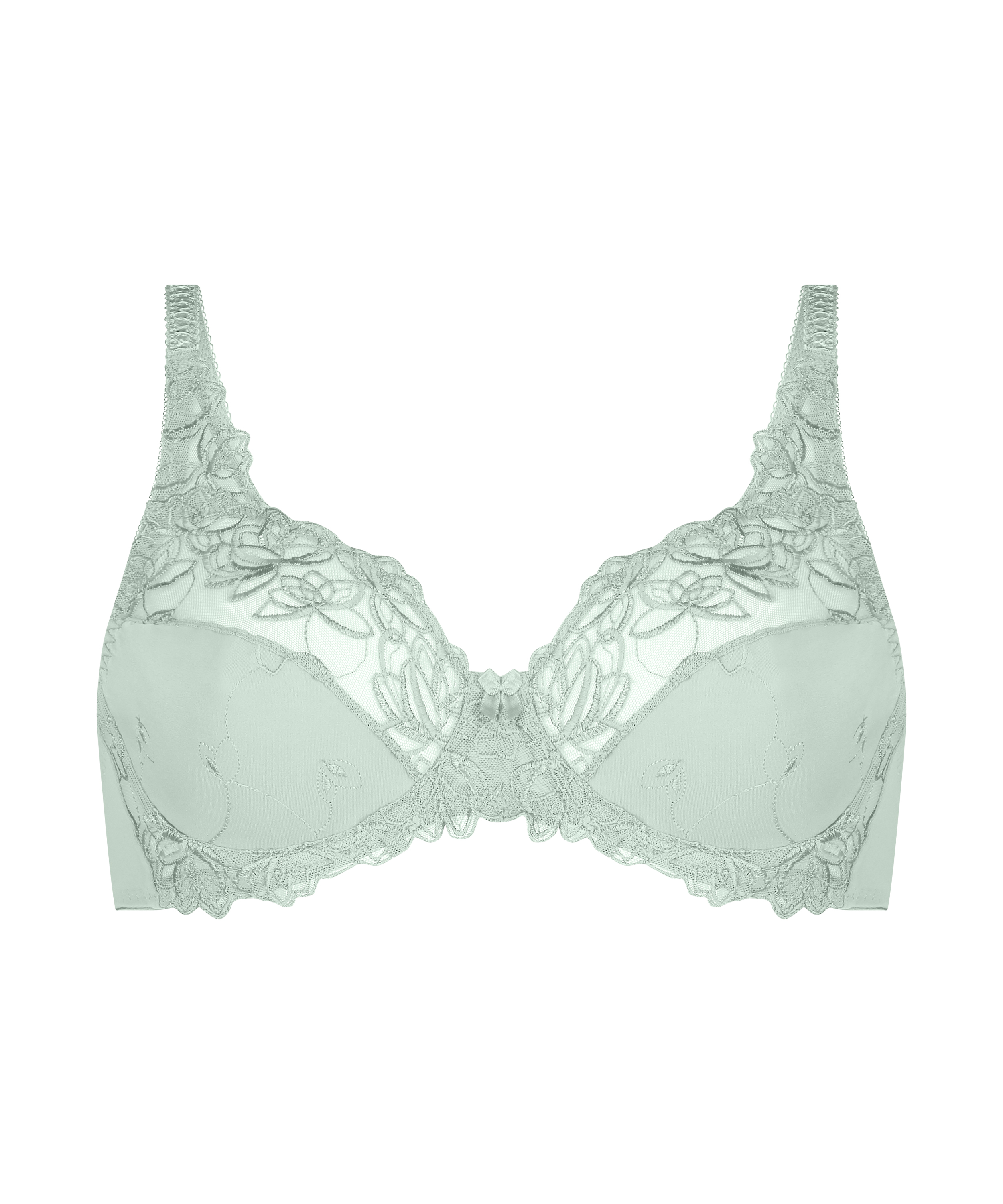 Biustonosz nieusztywniany z fiszbinami Diva, Zielony, main
