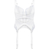 Bustier Peonie, Biały