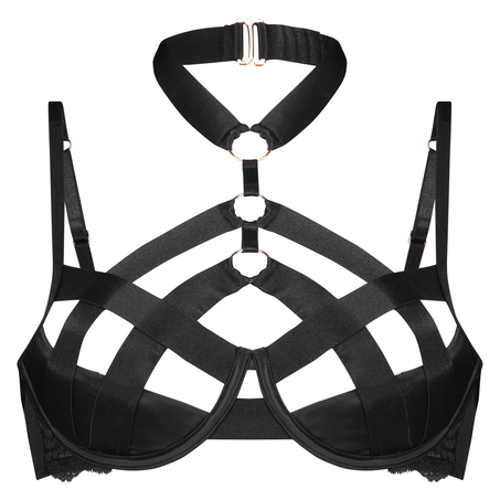 Lilith Non-Padded Underwired Bra, Czarny