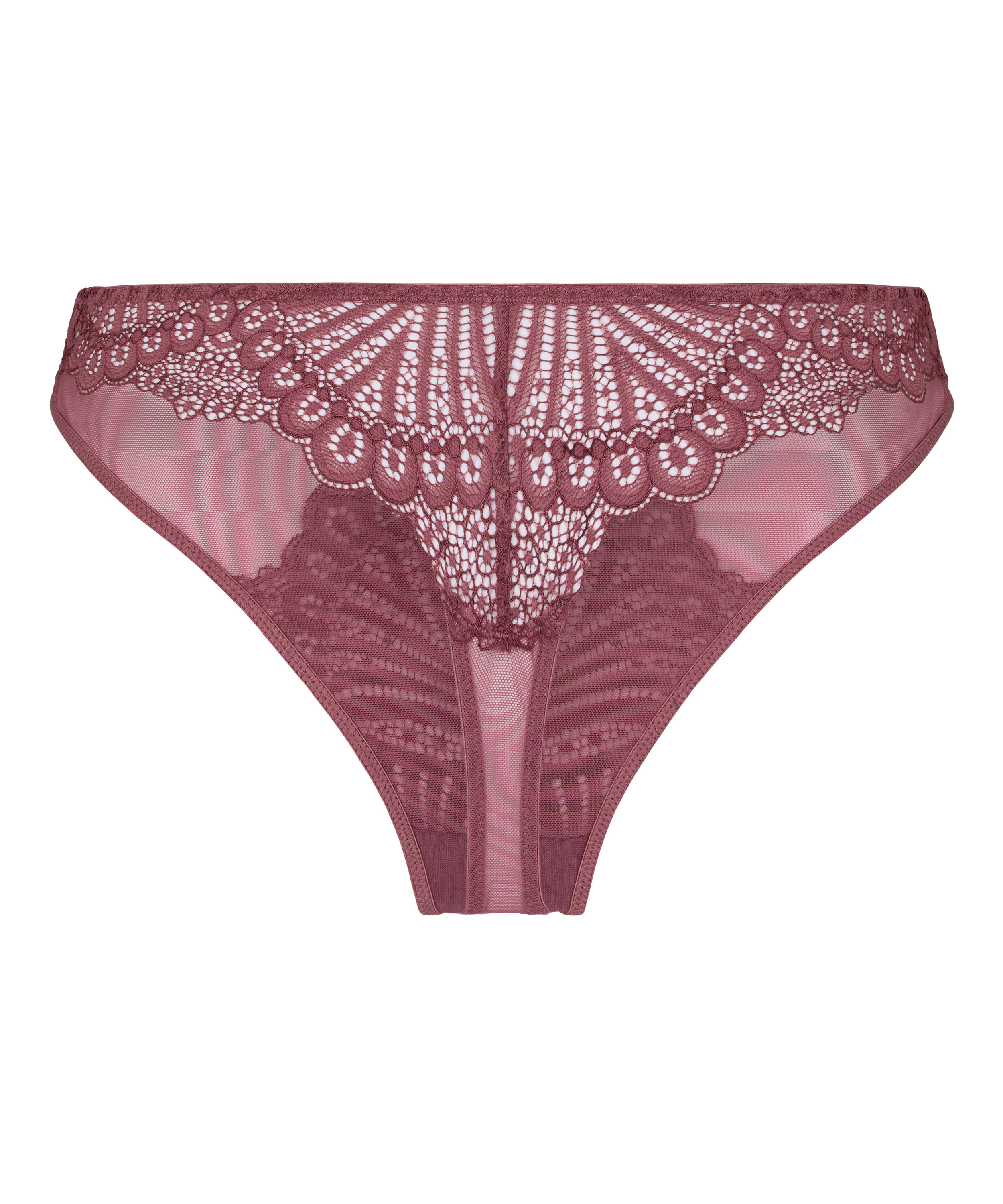Stringi z Wysokim Wycięciem Selena, Fioletowy, main