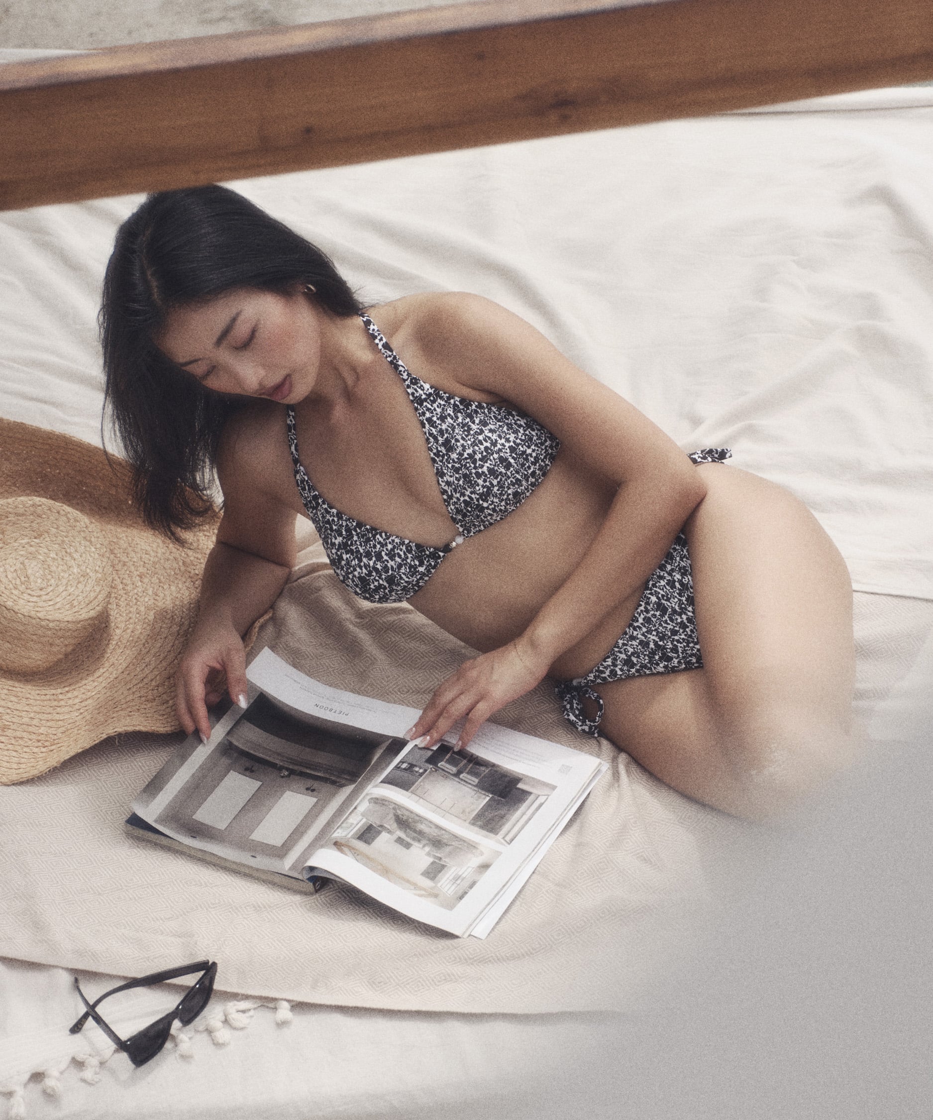 Tr&oacute;jkątna g&oacute;ra od bikini Lobos, Czarny, main