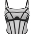 Biustonosz bustier Marie, Czarny