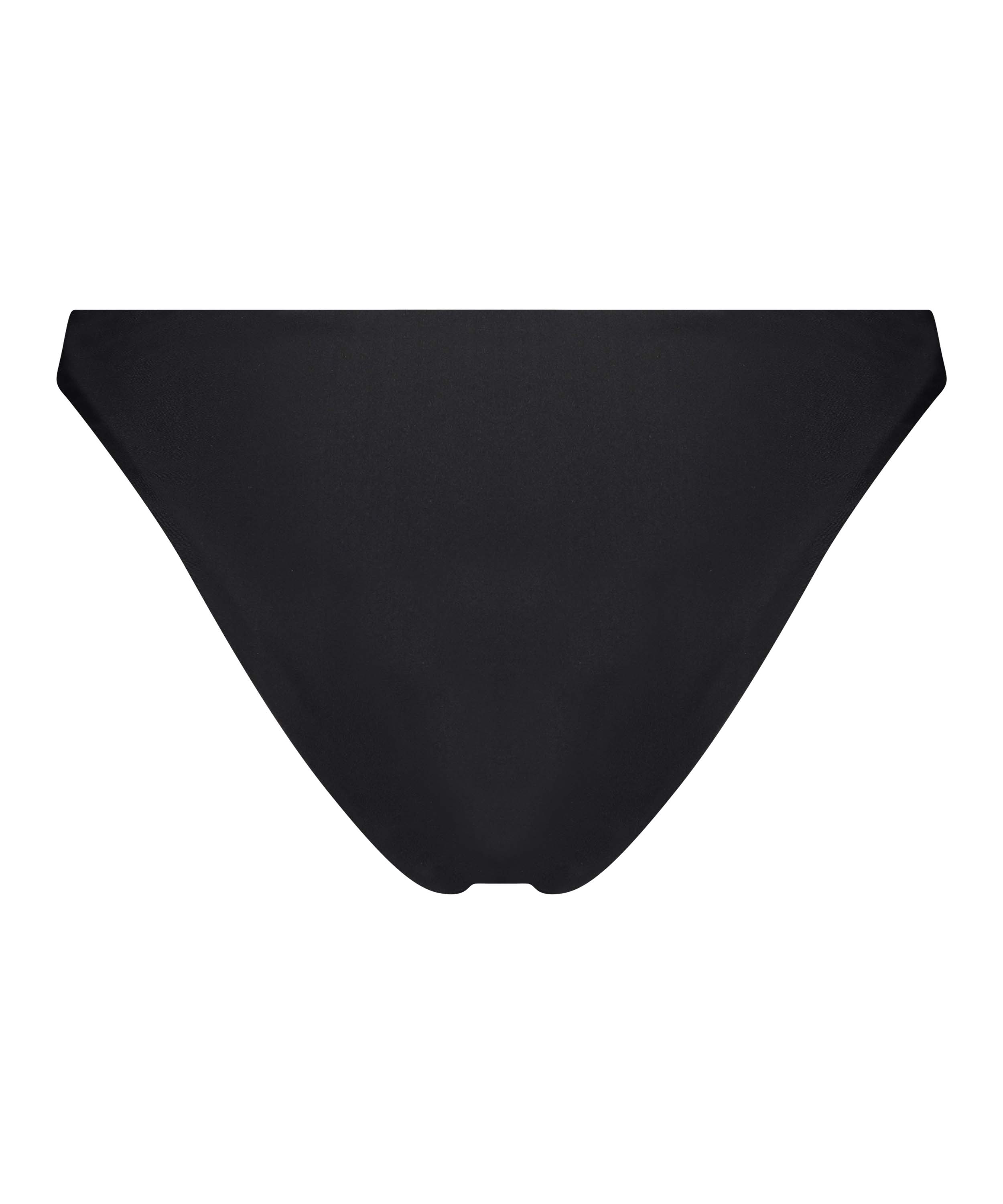 Dwukolorowy d&oacute;ł od bikini Rio z wysokim wycięciem HKM x NA-KD, Biały, main