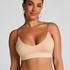 Tr&oacute;jkątny biustonosz bralette Dide, Beżowy