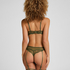 Stringi Highleg Isabelle z Wysokim Stanem, Zielony