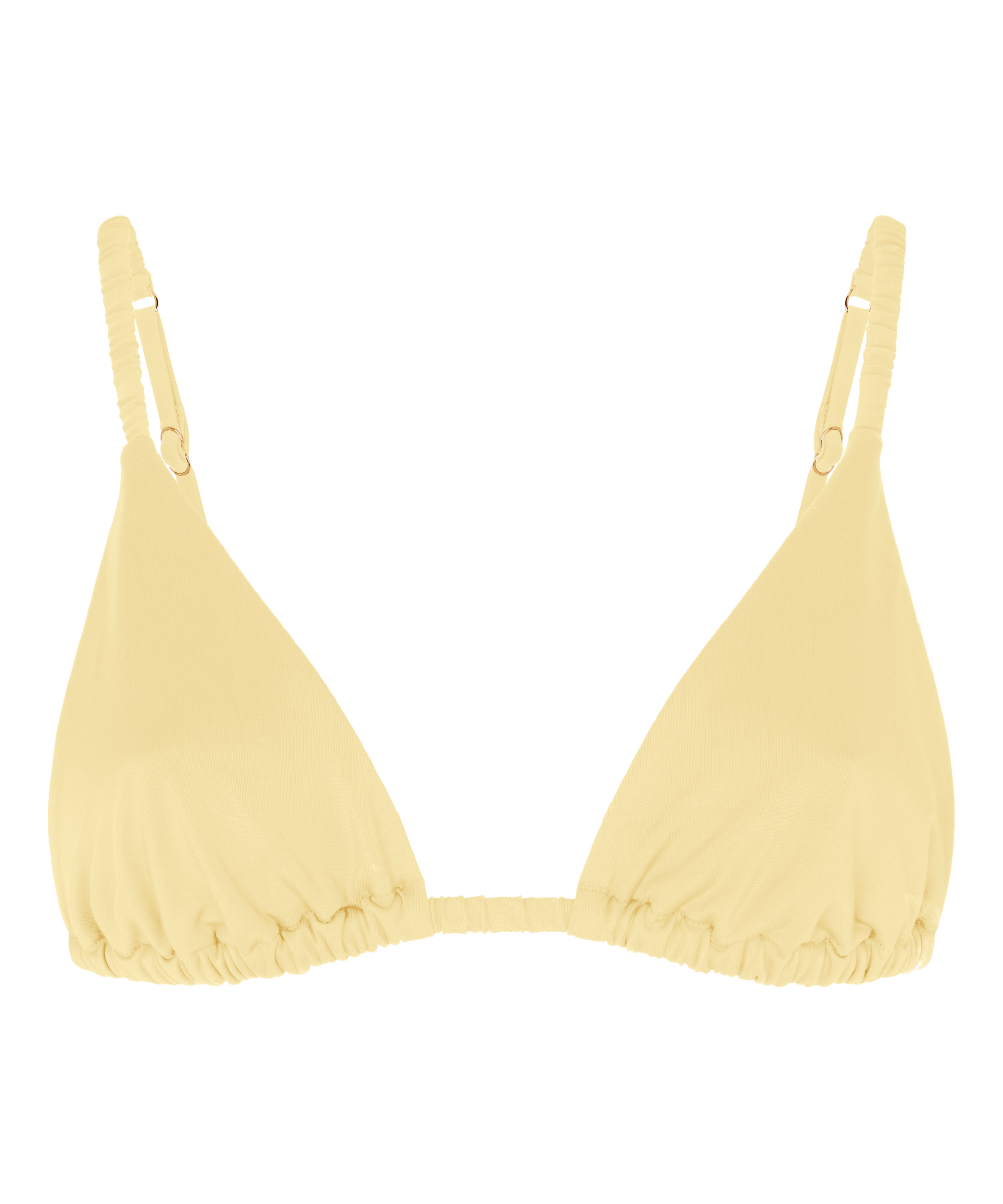 Tr&oacute;jkątny Biustonosz Bikini Riva, Ż&oacute;łty, main