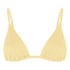 Tr&oacute;jkątny Biustonosz Bikini Riva, Ż&oacute;łty