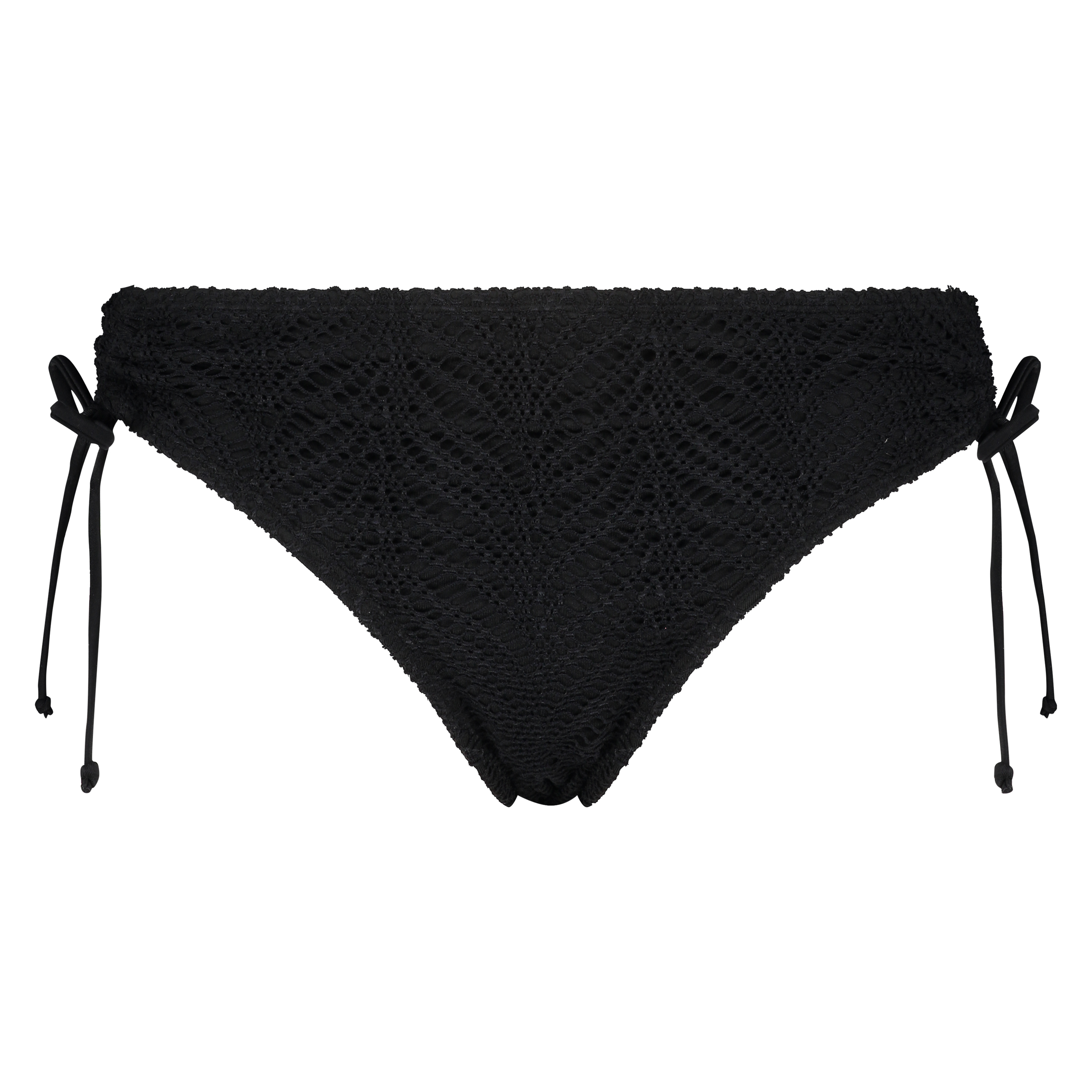 Szydełkowy d&oacute;ł od bikini Crochet, Czarny, main