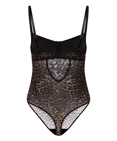 Body Tara Leopard, Czarny