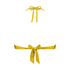 G&oacute;ra od bikini Bandeau, Ż&oacute;łty