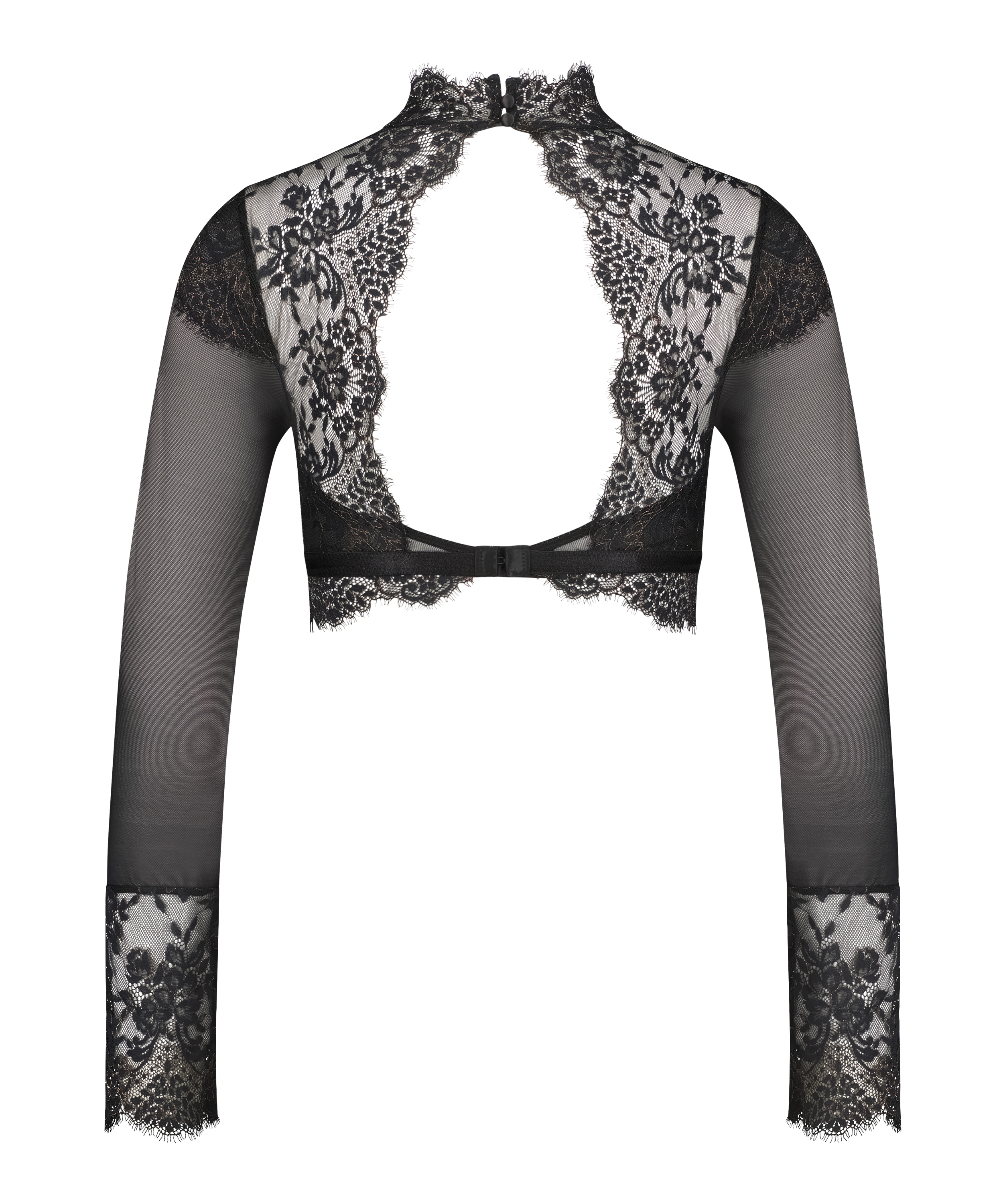 Braletka z długim rękawem Cynthia, Czarny, main