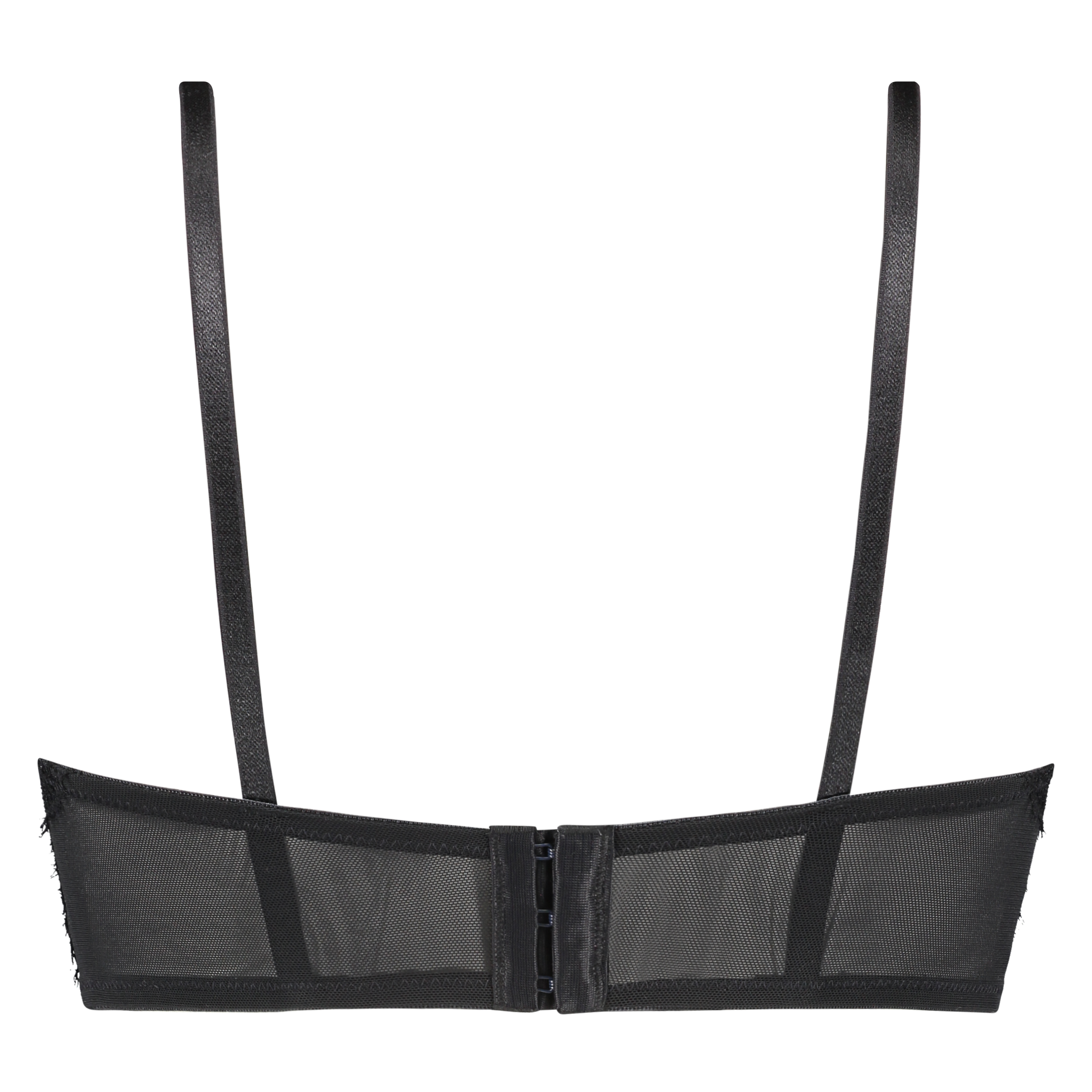 Valentina Padded Longline Underwired Bra, Czarny, main