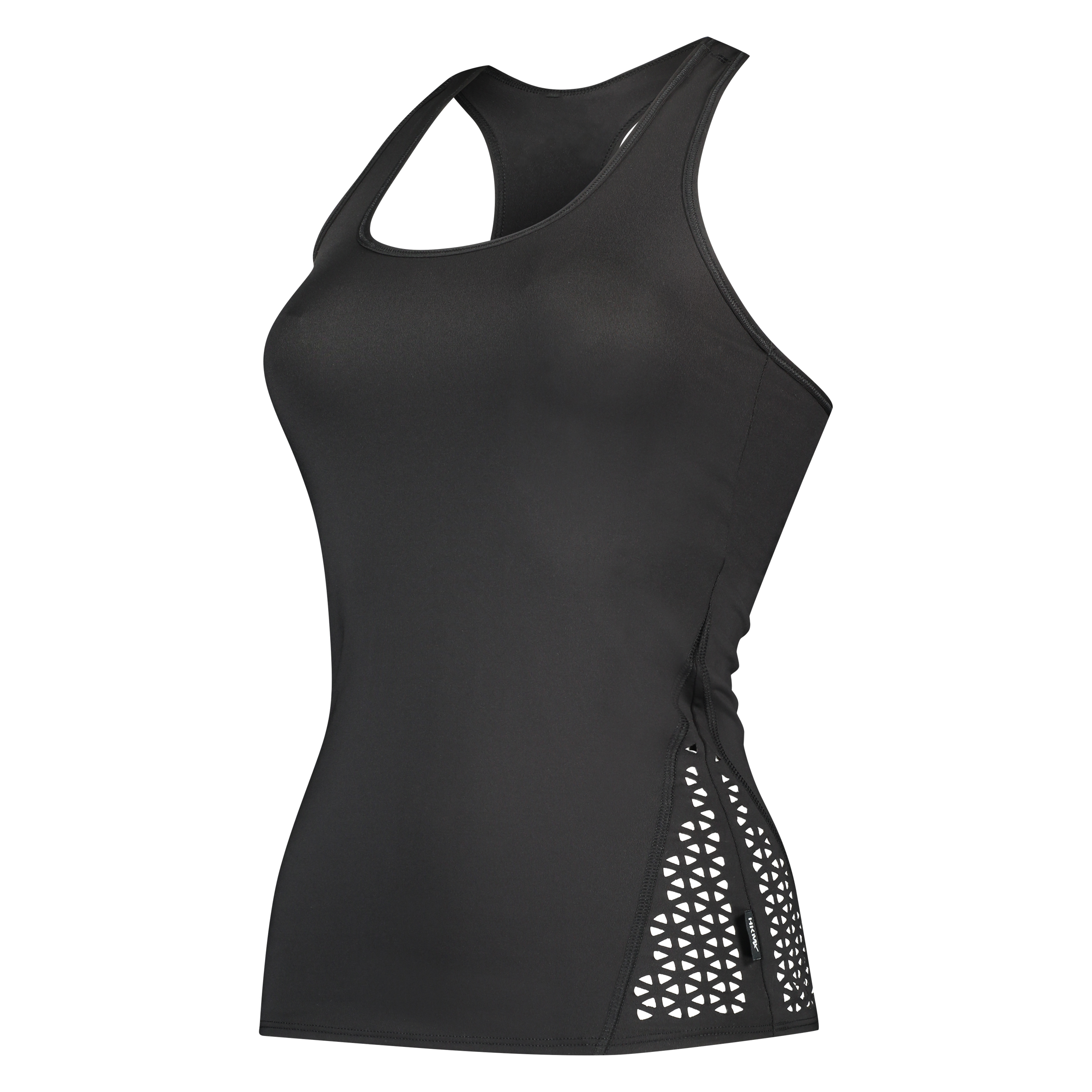 HKMX Lasercut Tank Top, Czarny, main