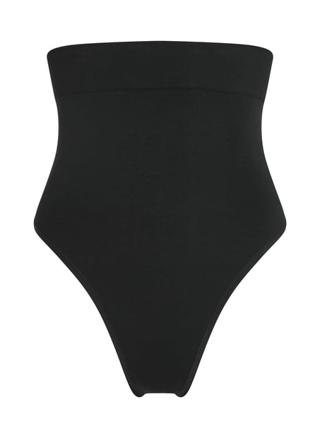 Stringi bezszwowe z wysokim stanem, Czarny