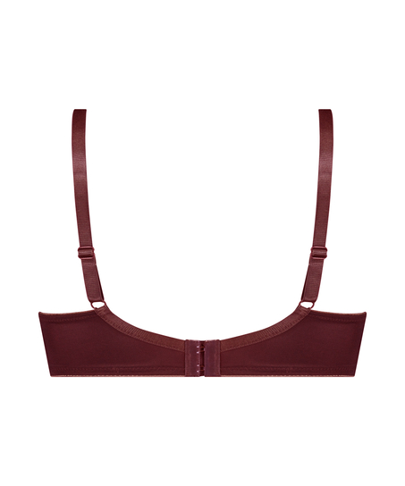 Nieusztywniany biustonosz minimizer z fiszbinami Nina, Fioletowy