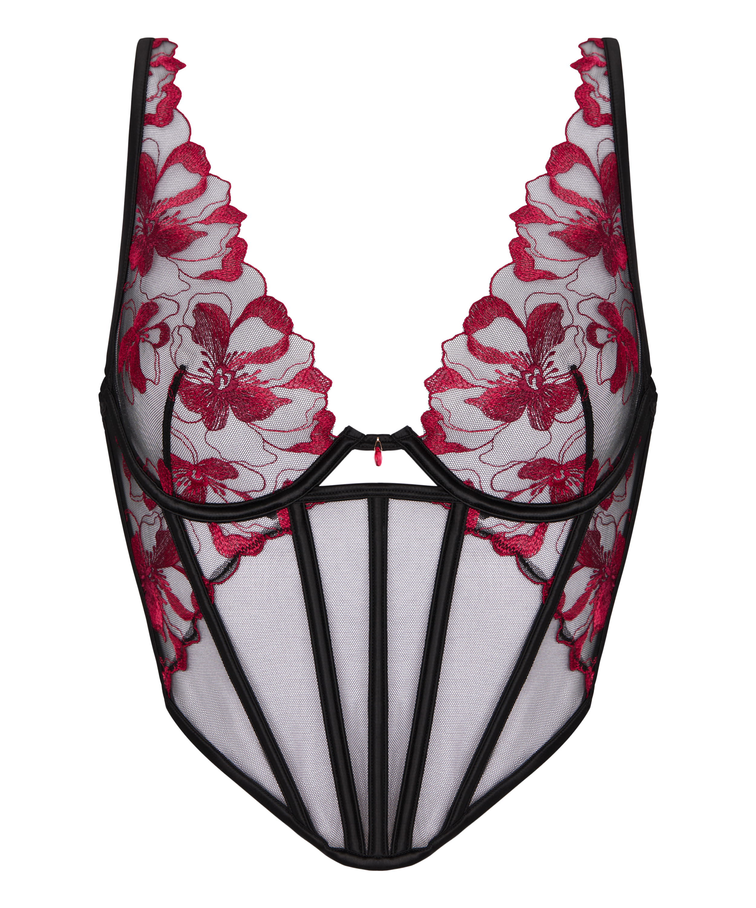Bustier Dahlia, Czarny, main