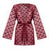 Kimono w całości wykonane z koronki, Czerwony