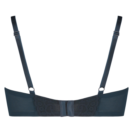 Twiggy Non-Padded Underwired Bra, Niebieski