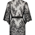 Kimono z koronką Isabelle, Czarny