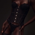 Gorset Fleur Nyakim, Czarny