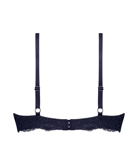 Biustonosz usztywniany z fiszbinami Marine, Niebieski