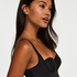 Sculpting scallop dress - Level 3, Czarny