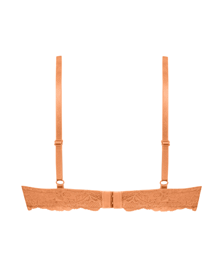 Biustonosz nieusztywniany z fiszbinami Marine, Pomarańczowy