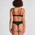 Usztywniony biustonosz push-up z fiszbinami Smooth, Czarny