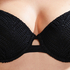 Pacific Padded Underwired Bikini Top Doutzen, Czarny
