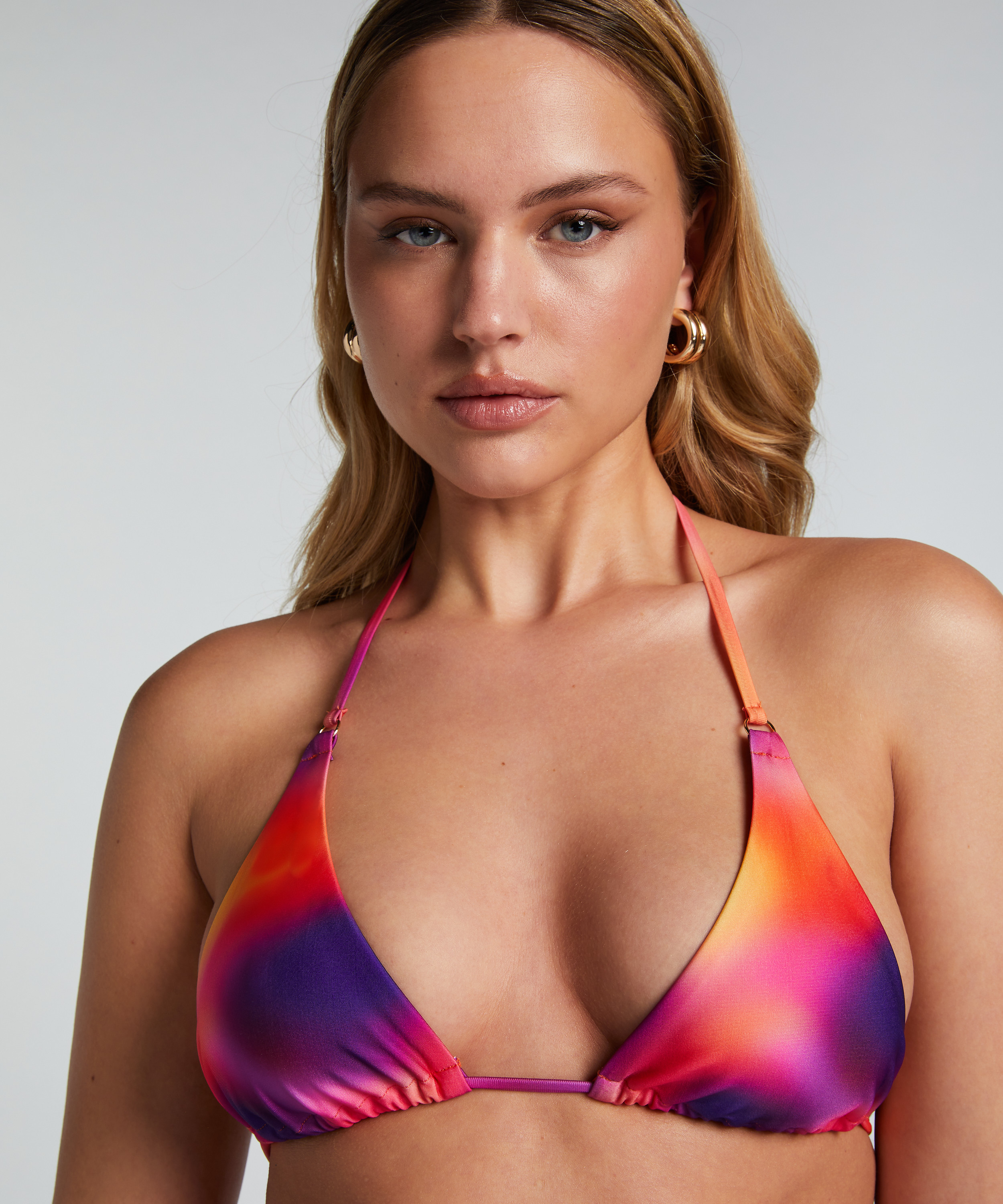Triangle Bikini Top Sunset, Fioletowy, main