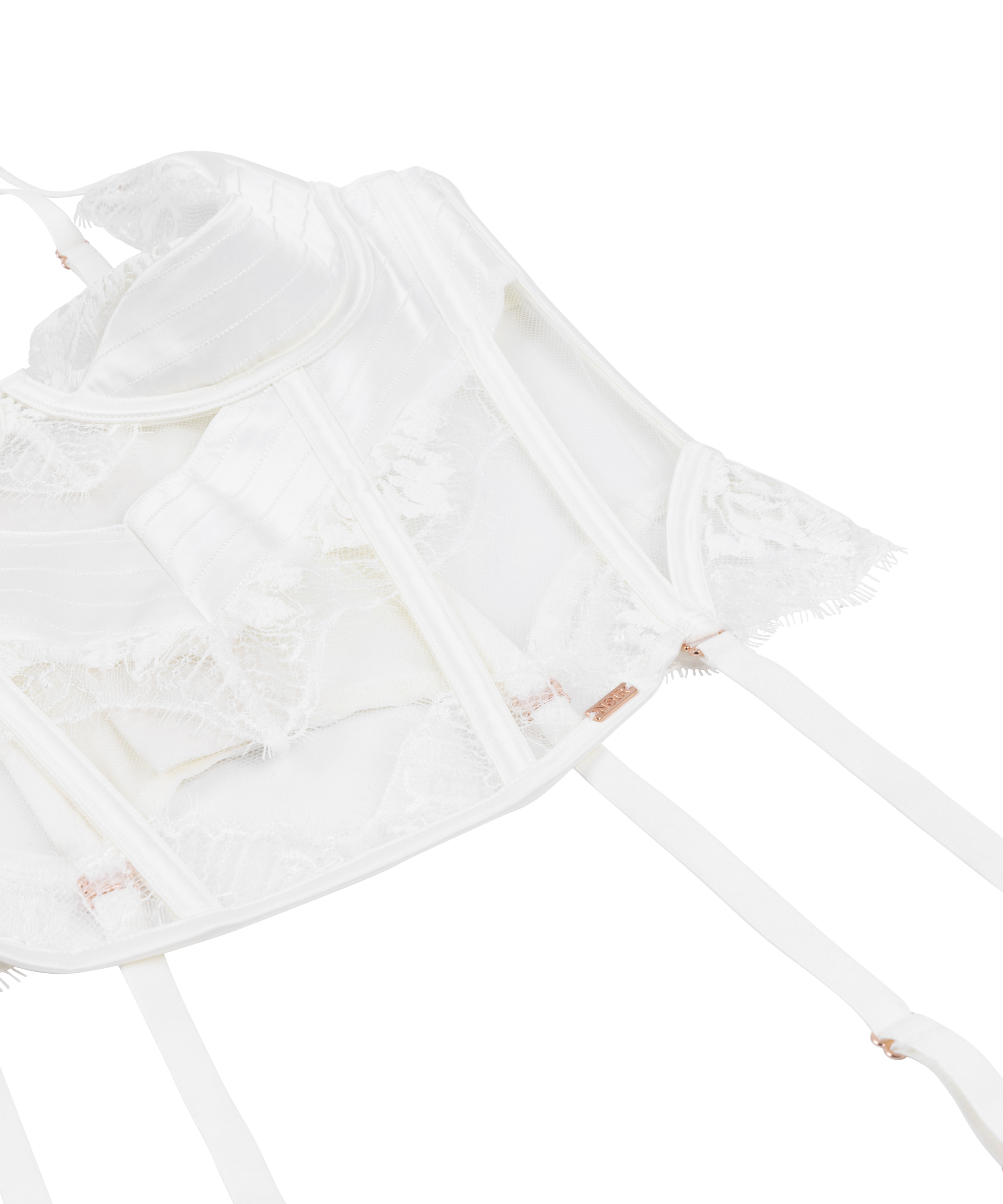 Bustier Tiah, Biały, main