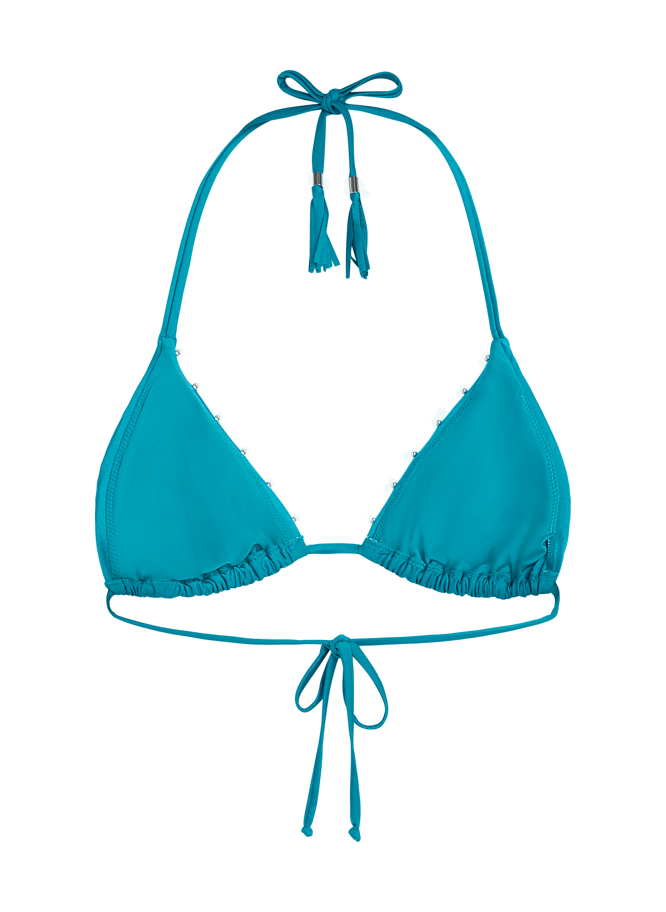 Tr&oacute;jkątna g&oacute;ra od bikini Aqua, Zielony, main