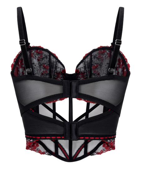 Gorset Peonie, Czarny