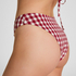 Wysokie Majtki Bikini Highleg Amalfi, Czerwony