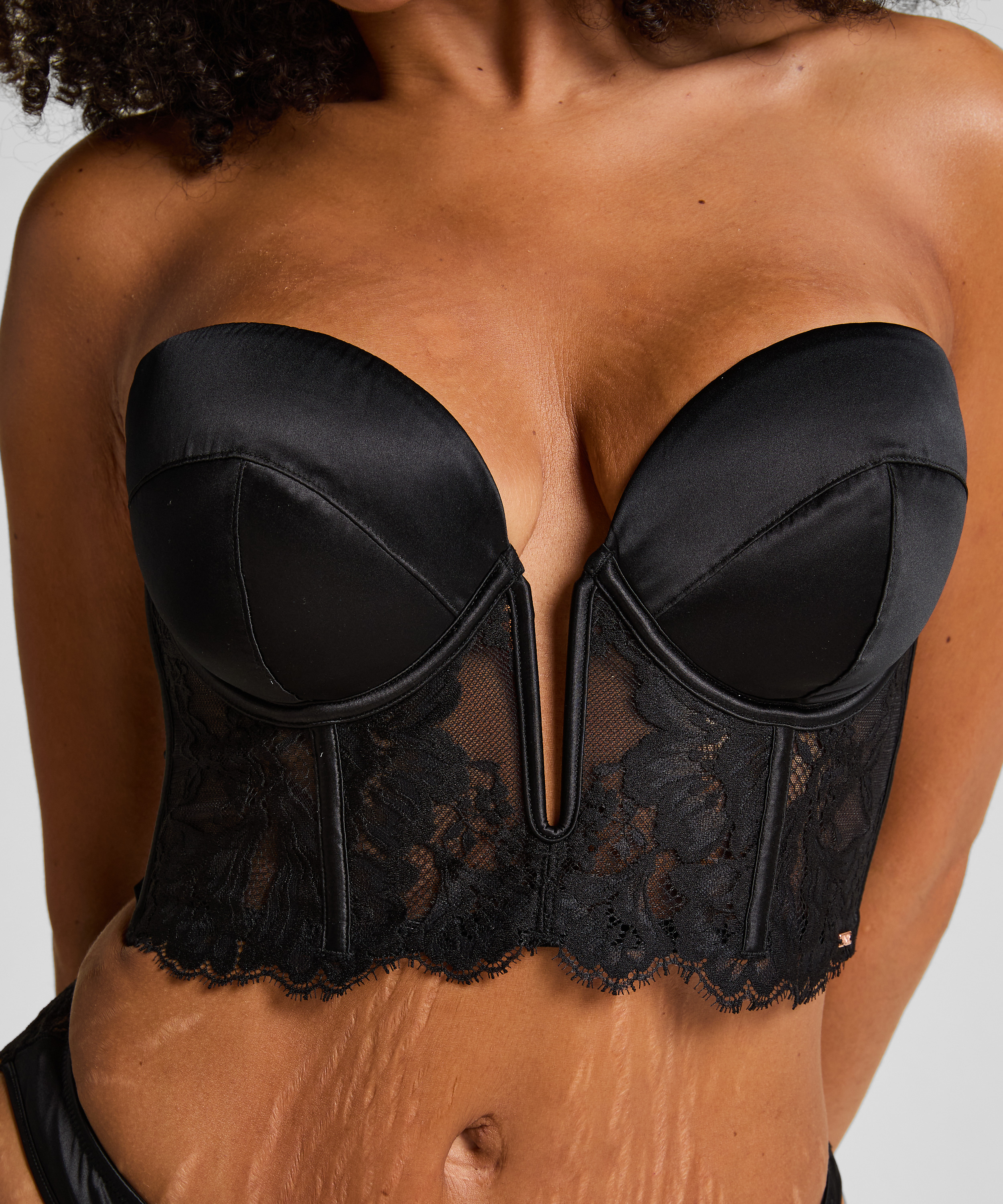 Mini gorset Grace, Czarny, main