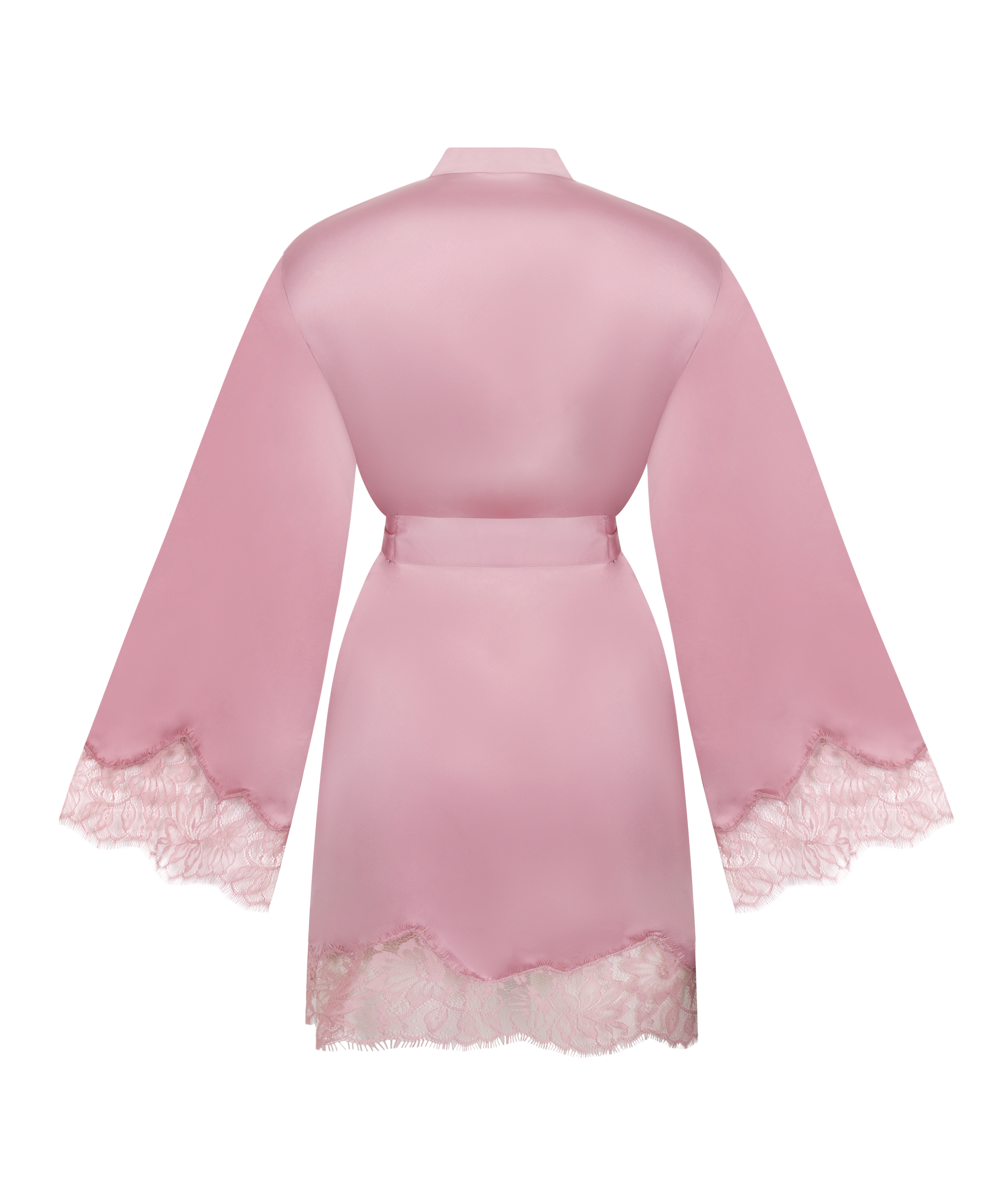 Satynowe kimono Valerie, R&oacute;żowy, main