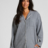 Top piżamowy Flanel Essentials, Niebieski